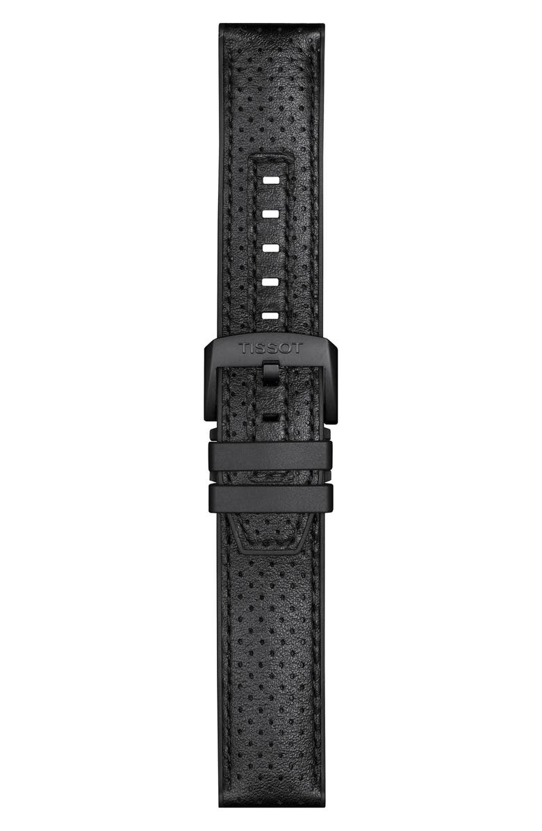 Tissot T-Race Cycling Vuelta Leather Strap Watch, 45mm, Alternate, color,