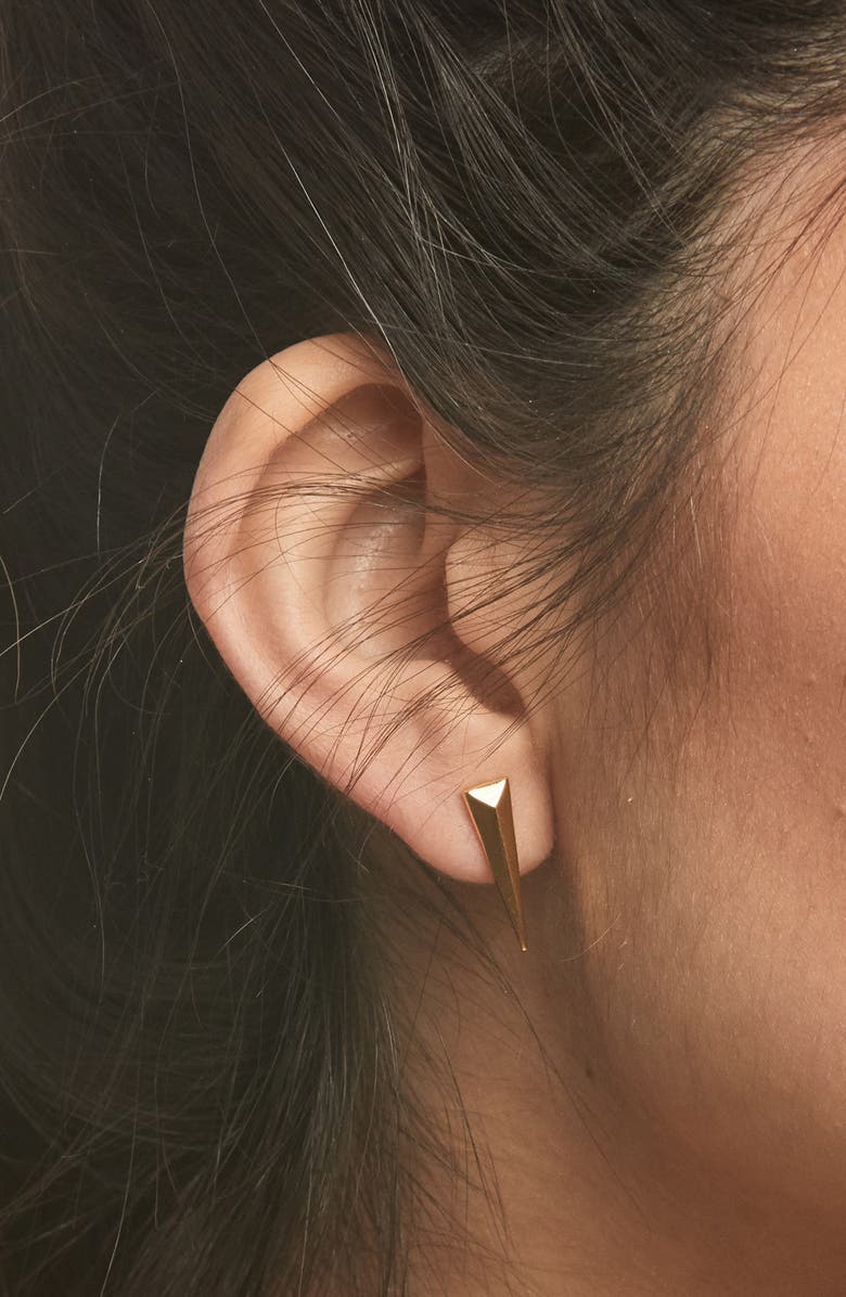 Uncommon James by Kristin Cavallari Predator Earrings, Alternate, color, Gold