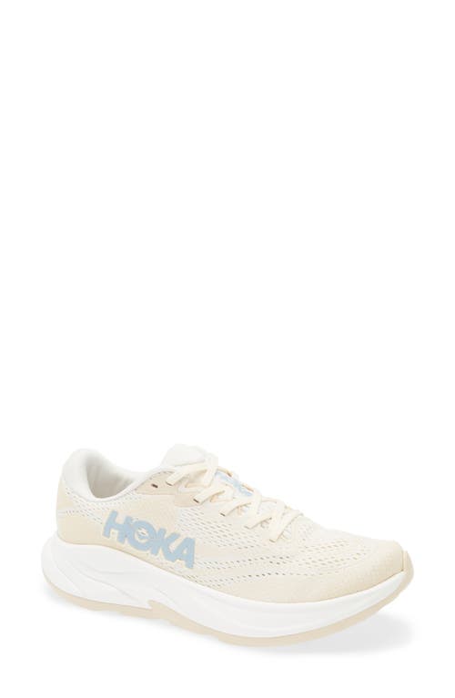 Hoka Rincon 4 Running Shoe In Alabaster/oak