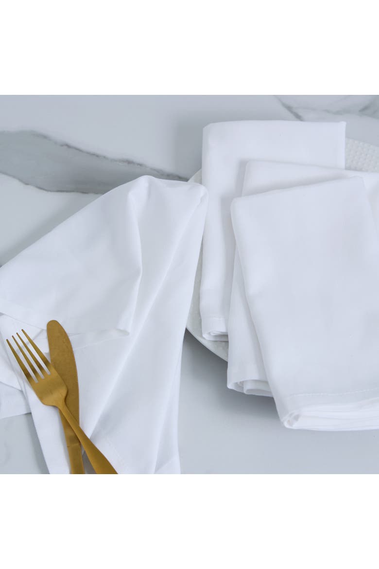 Rest Quality Napkin Set 4, Alternate, color, White
