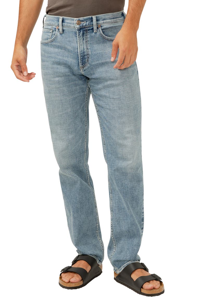 Eddie Athletic Fit Tapered Jeans, Alternate, color, INDIGO