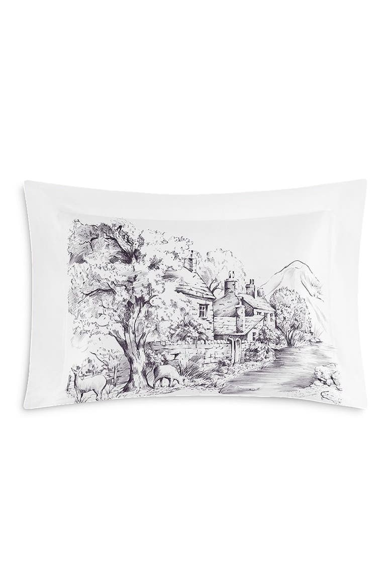 Goranna pillowcase, Alternate, color, White