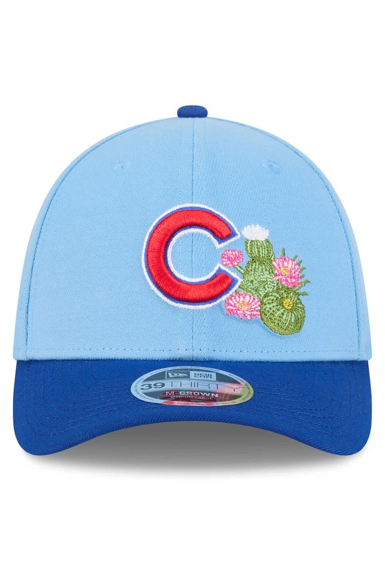 Men's New Era  Light Blue/Royal Chicago Cubs 2026 Spring Training M-Crown 39THIRTY Flex Hat, Alternate, color, Light Blue