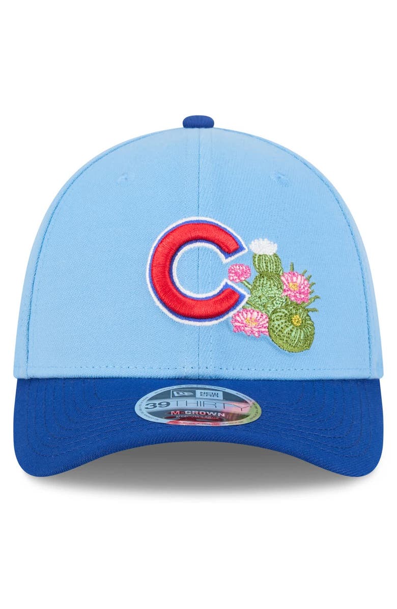 New Era Men's New Era Light Blue/Royal Chicago Cubs 2026 Spring Training M-Crown 39THIRTY Flex Hat, Alternate, color, Light Blue