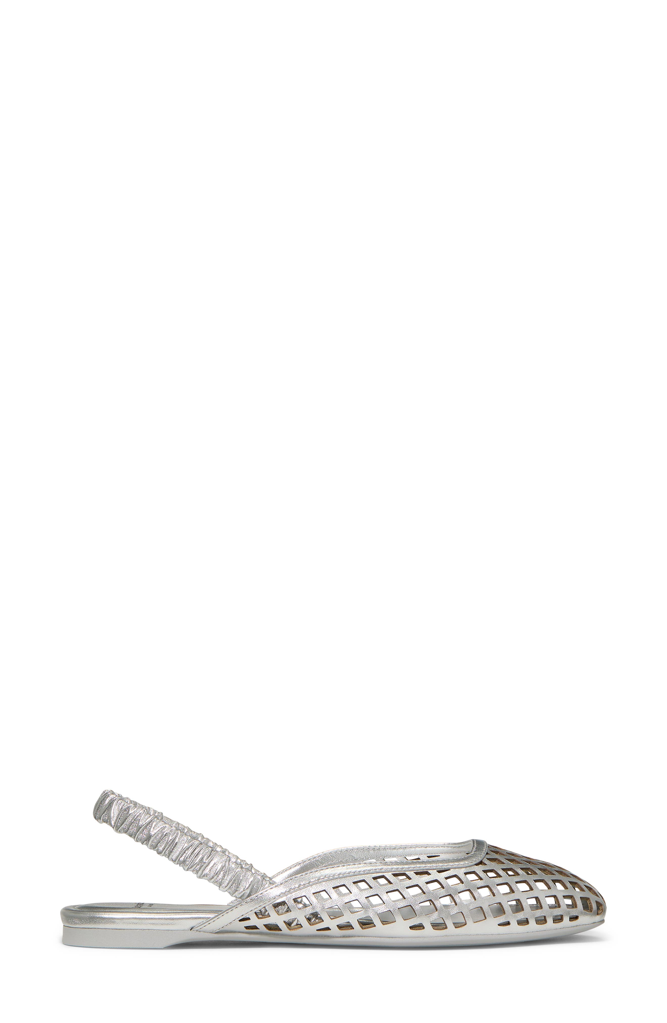 Kate Spade New York slingback flat, Alternate, color, Silver