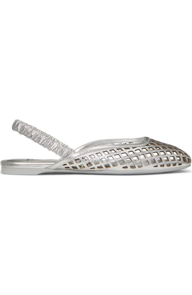 Kate Spade New York slingback flat, Alternate, color, Silver