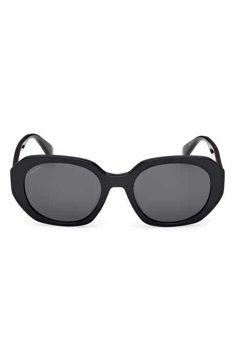 Max Mara 54mm Round Sunglasses