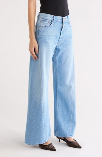 Lemon Twist High Waist Wide Leg Jeans