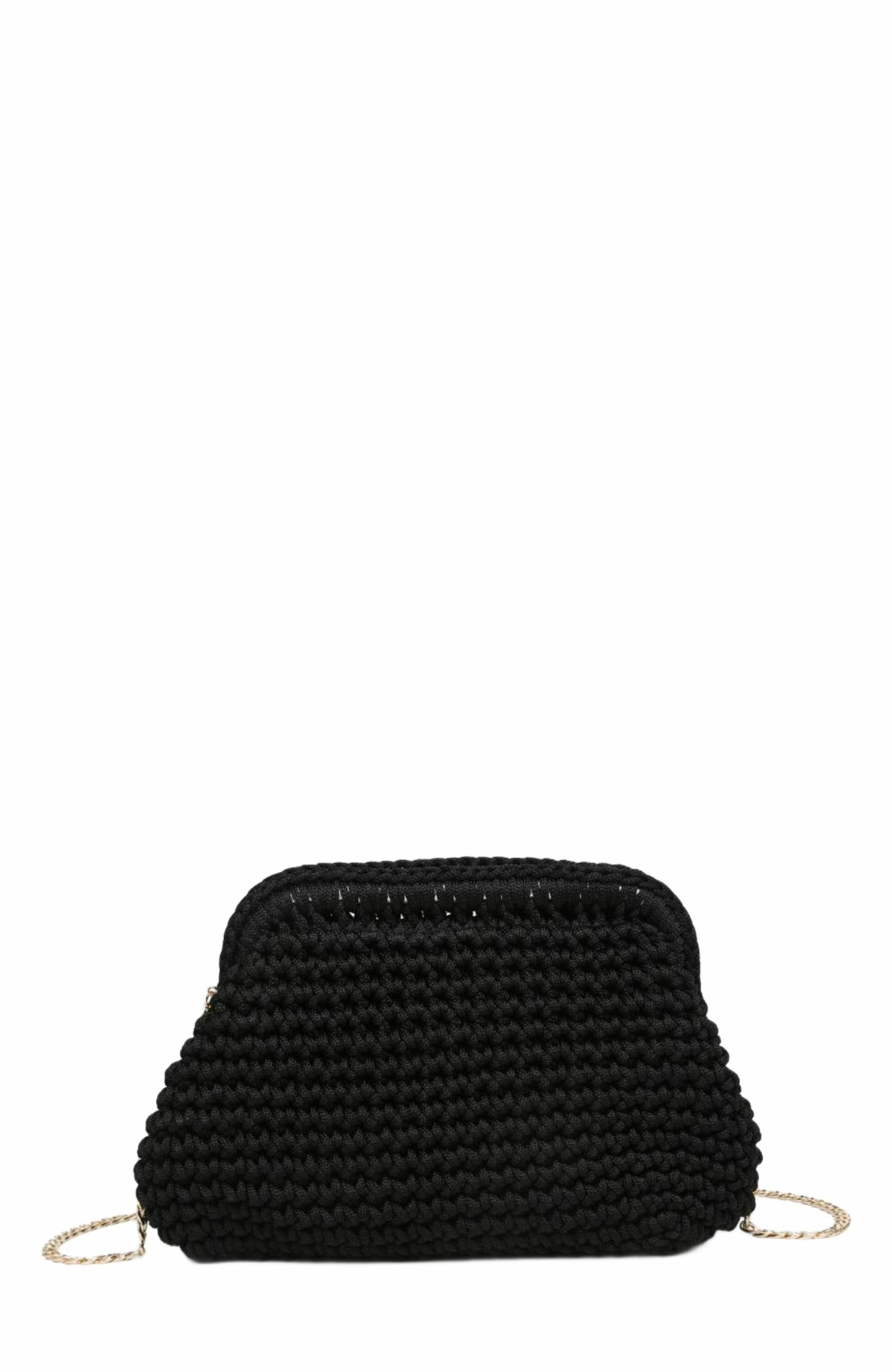 MODA LUXE Anastasia Clutch, Main, color, Black