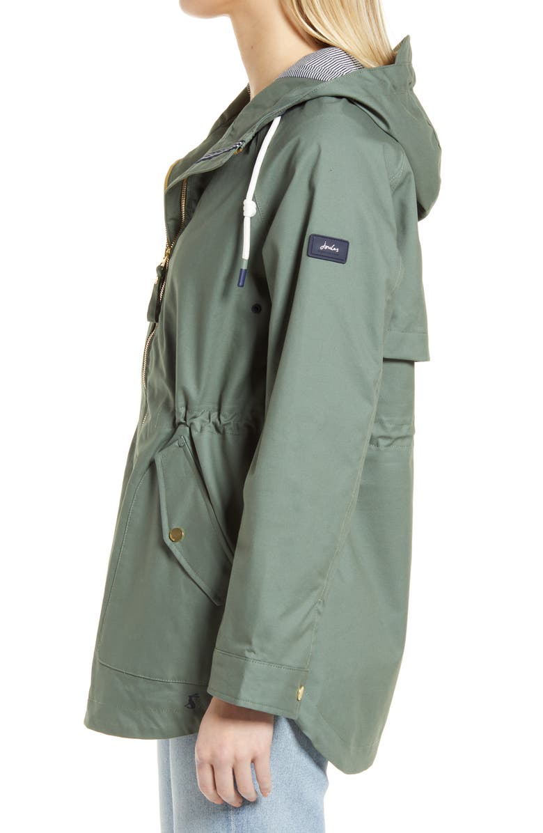 Joules Shoreside Waterproof Hooded Raincoat, Alternate, color, 