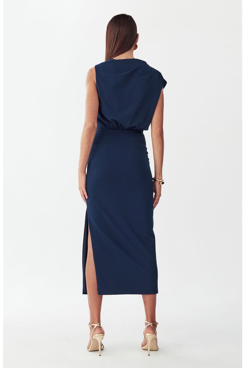 Lily Midi Dress, Alternate, color, Navy Blue