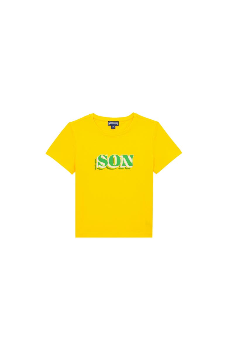 Vilebrequin Kids' Dad and Son Cotton T-Shirt, Alternate, color, Soleil