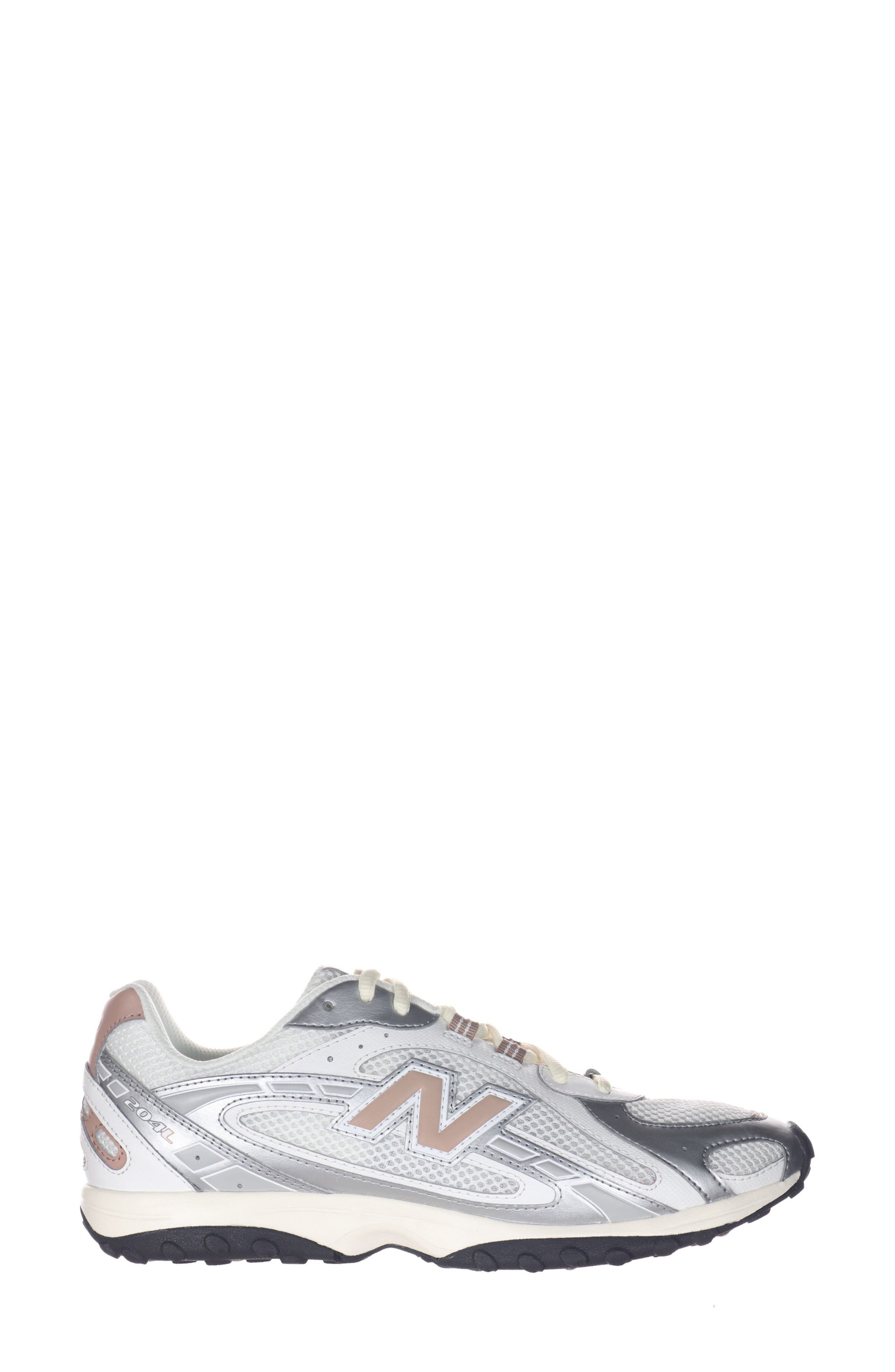 New Balance Gender Inclusive 204L Sneaker, Main, color, Silver Metallic/ Flat Taupe