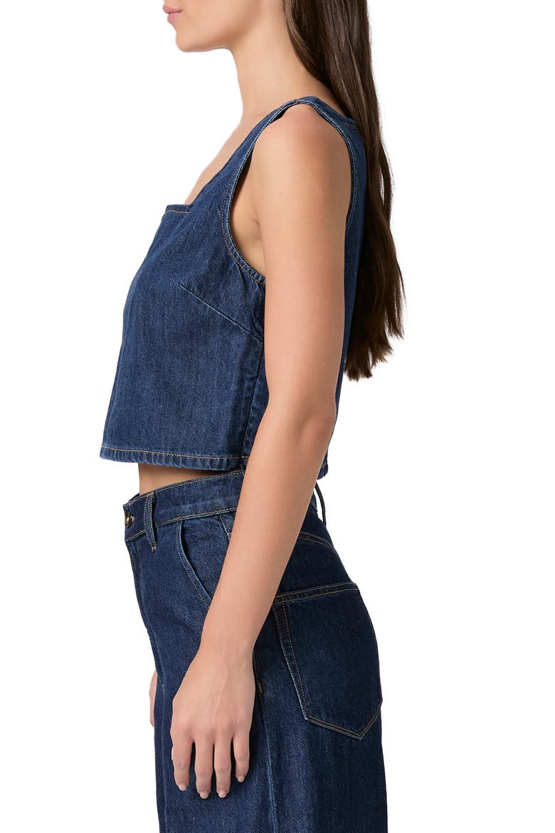Aelita Crop Denim Jacket, Alternate, color, SPLENDOR