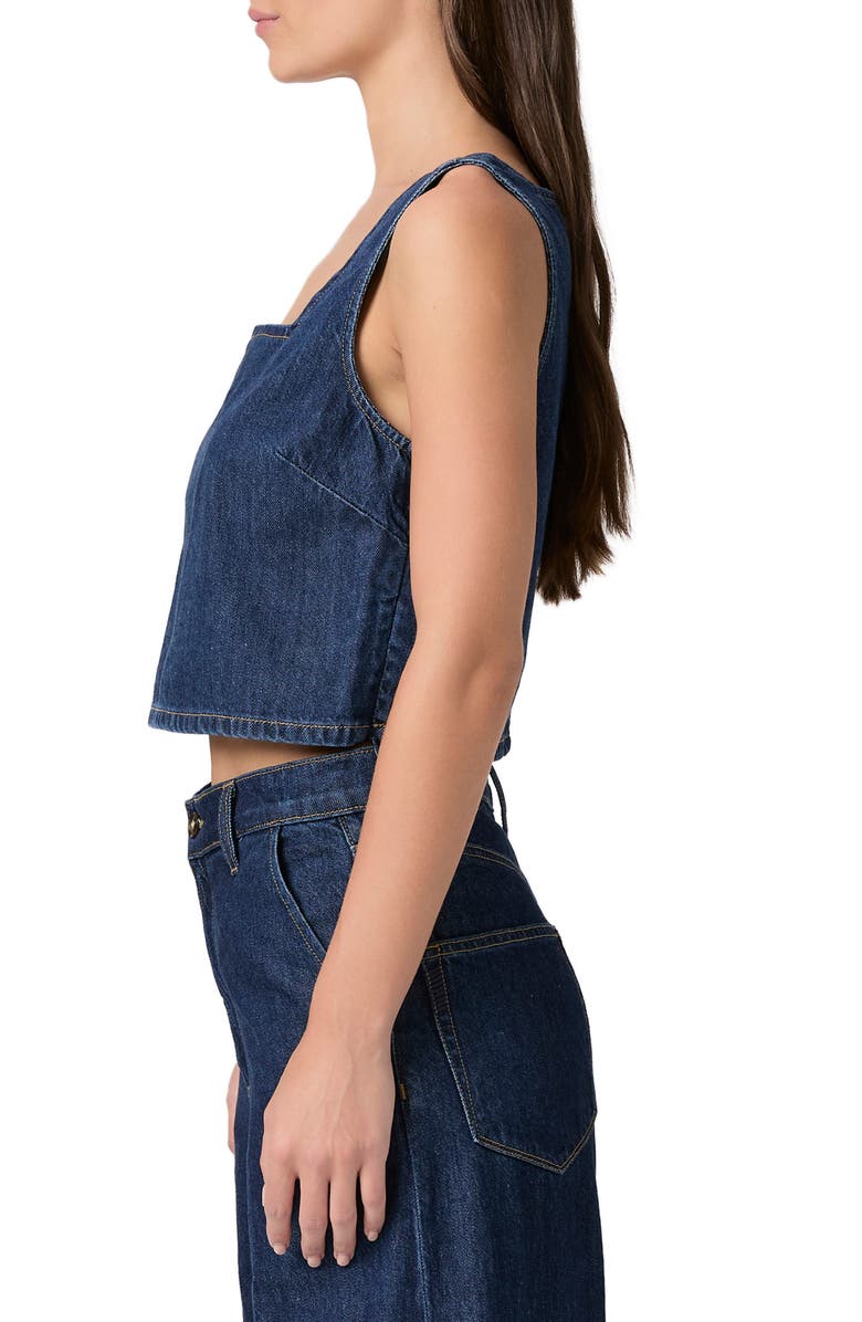 PAIGE Aelita Crop Denim Jacket, Alternate, color, Splendor