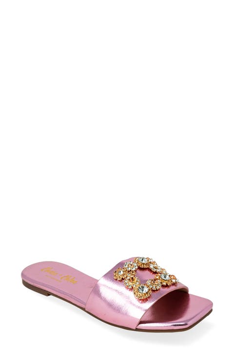 Eve Embellished Slide Sandal