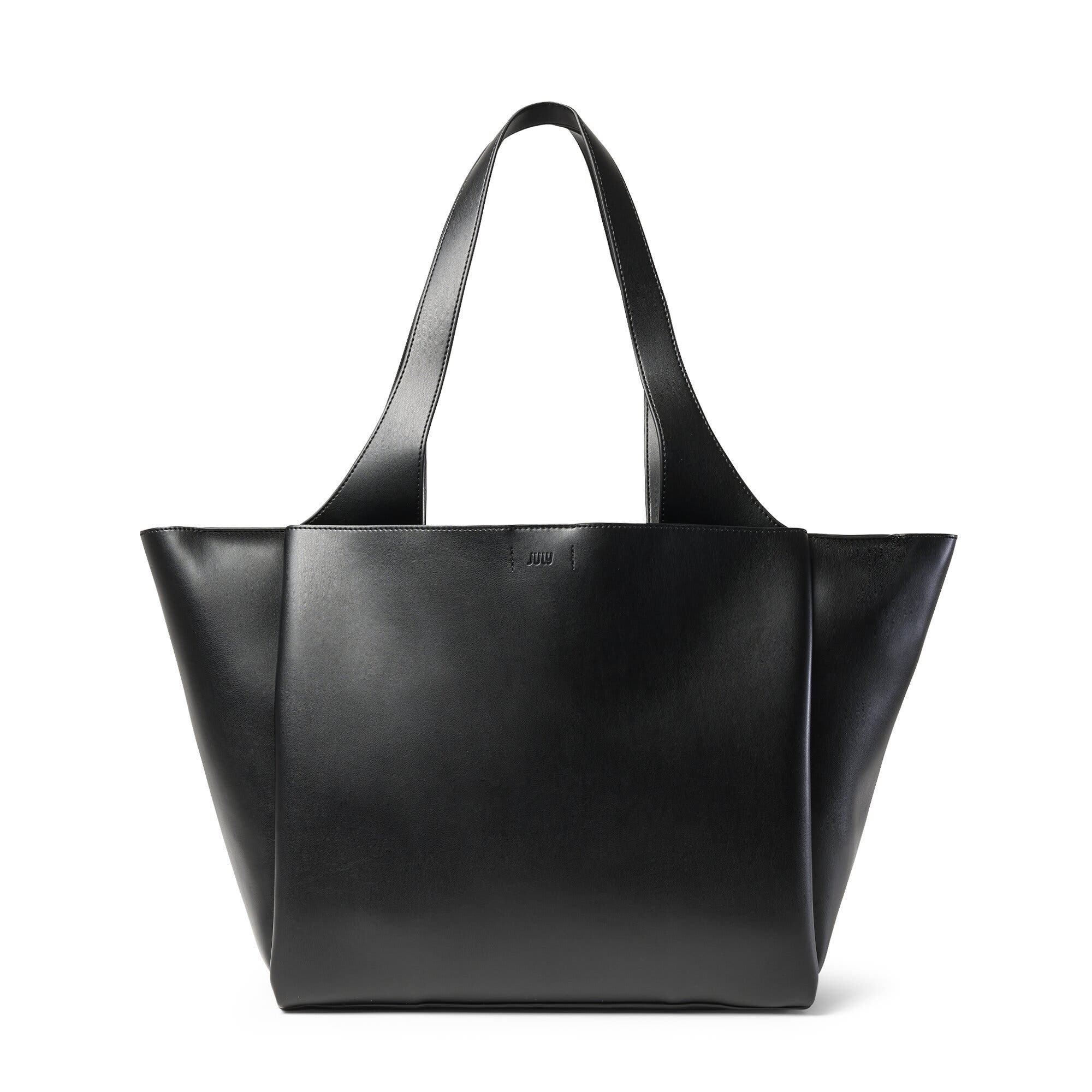 July Juliette Soft Large Tote, Main, color, Black