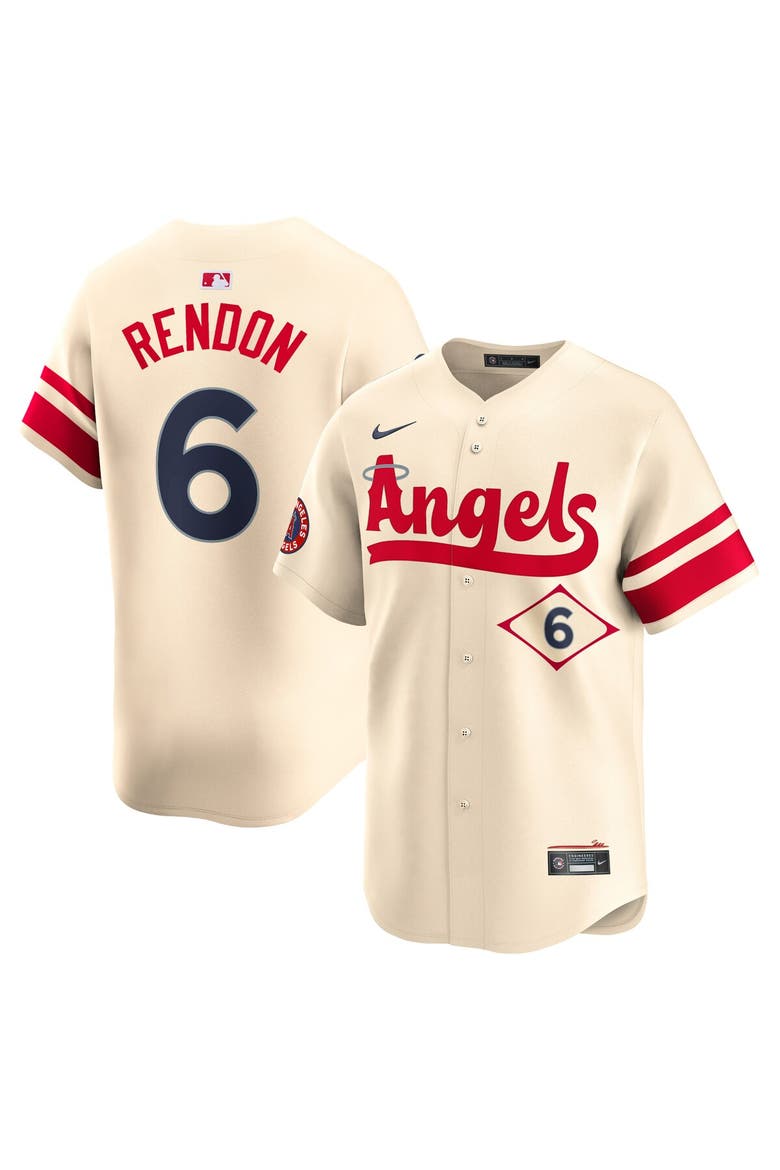 Men's Nike Anthony Rendon Cream Los Angeles Angels City Connect Limited Player Jersey, Alternate, color, Cream