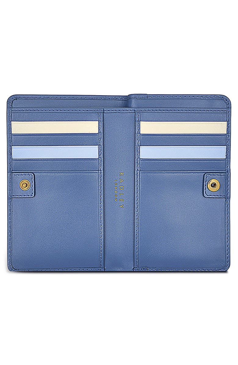 Radley Happiness Comes Medium Leather Bifold Wallet, Alternate, color,