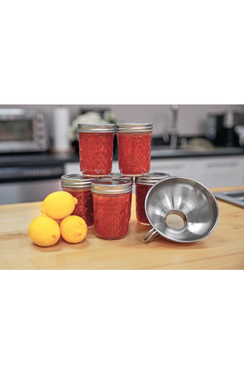 Kuchenprofi Wide Mouth Canning Funnel, Stainless Steel, 5.5-Inch Diameter, Alternate, color, Silver