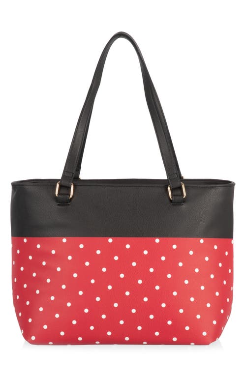 Picnic Time Uptown Cooler Tote Bag In Black