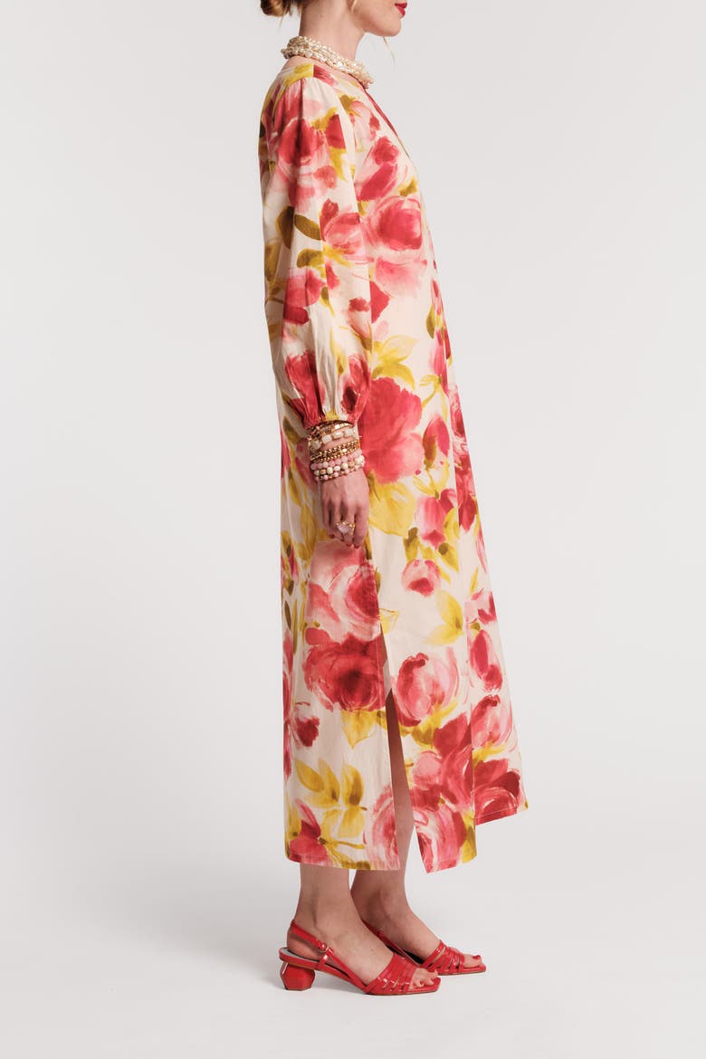 Minnow Maxi English Rose, Alternate, color, Oyster/Pink/Multi