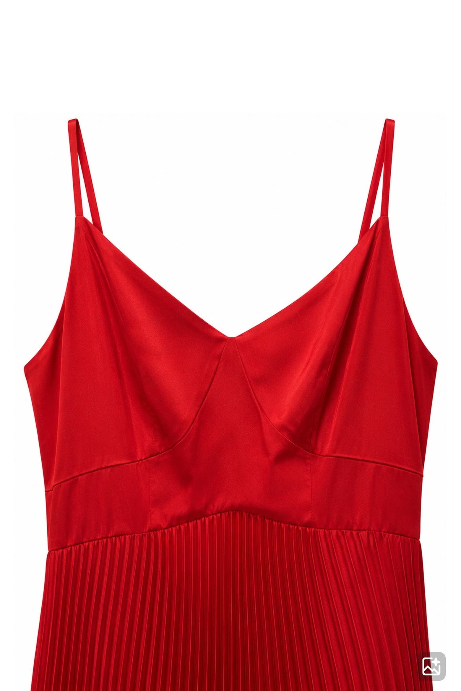 Spaghette Mat Nicole Miller Pleated Satin Dress (Women) | Nordstromrack