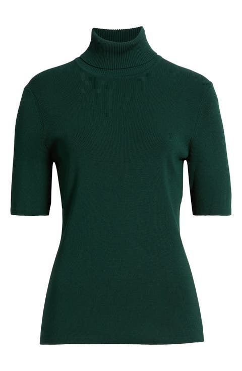 Turtleneck Rib Sweater