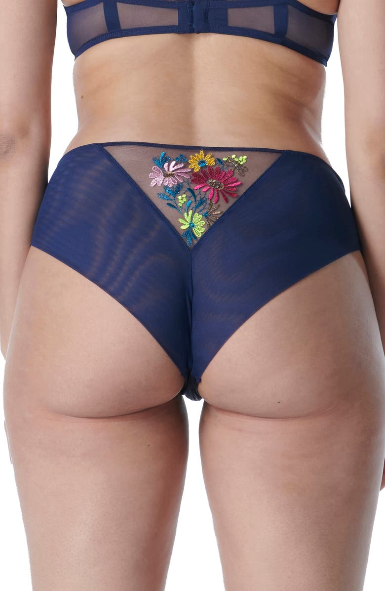 Simone Perele Elsa Embroidered Briefs, Alternate, color,