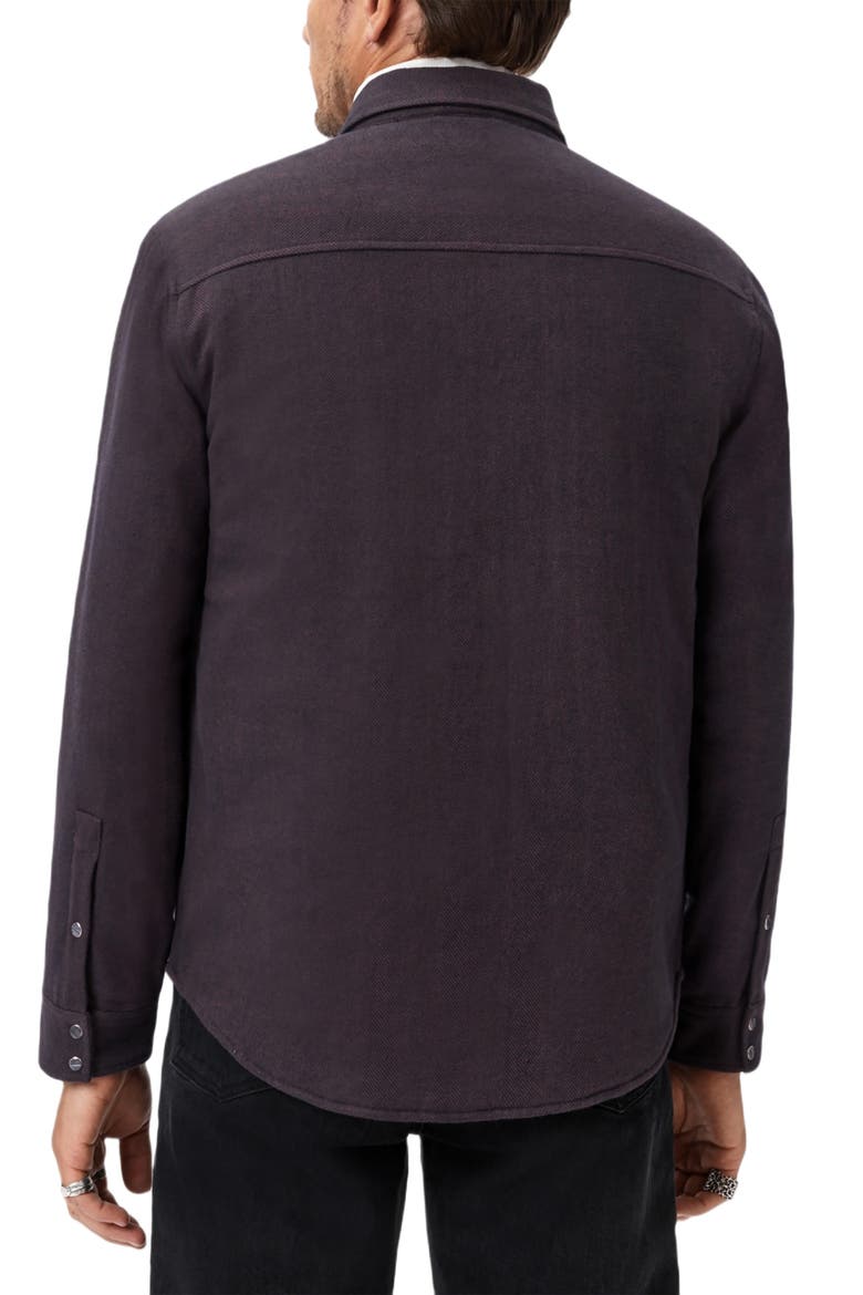 Jameson Herringbone Snap Jacket, Alternate, color, MERLOT