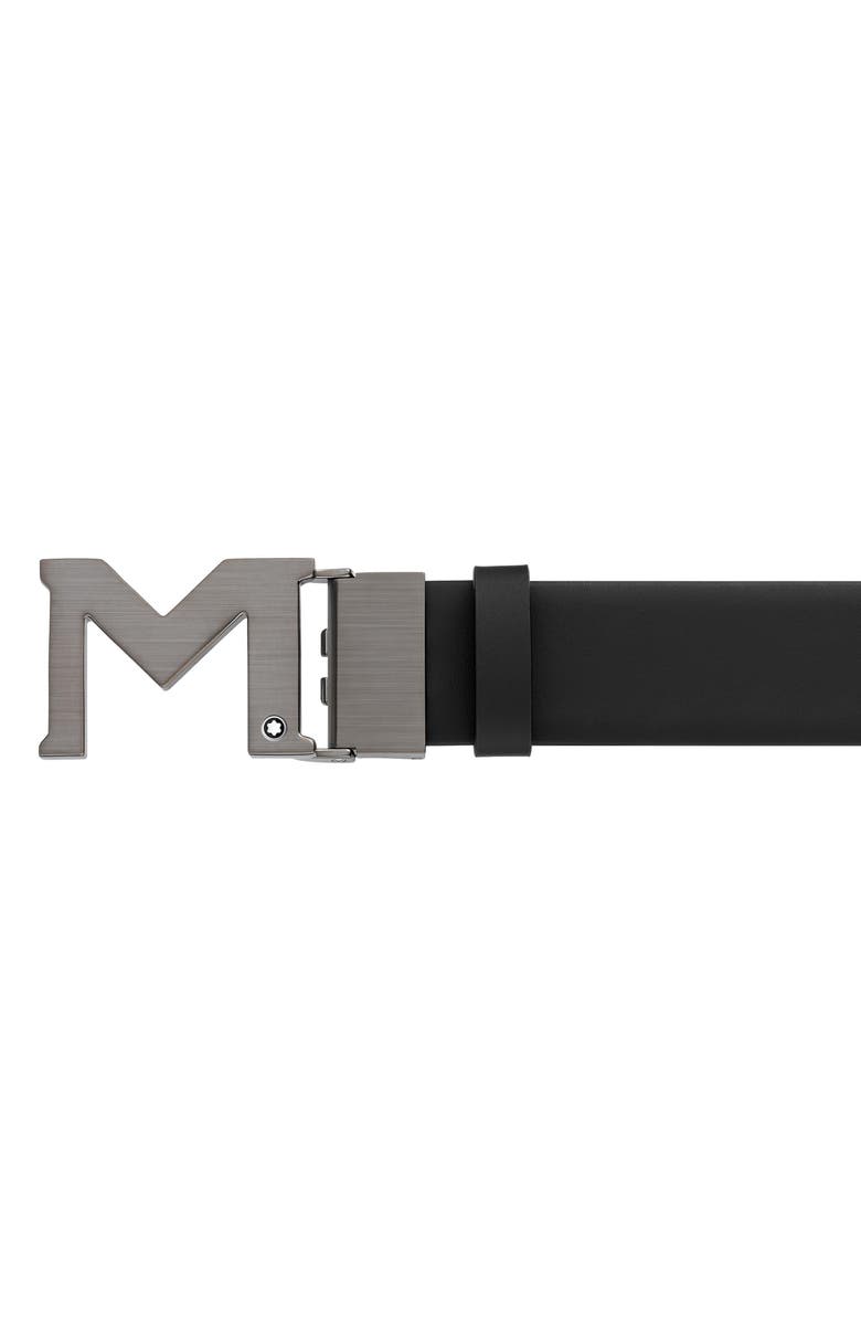 Montblanc Leather Belt, Alternate, color, 