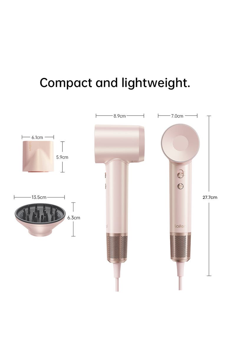 Laifen SWIFT Premium High-Speed Hair Dryer + Bag, Alternate, color, Pink