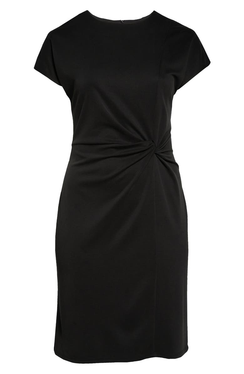 Halogen<sup>®</sup> Twist Front Knit Sheath Midi Dress, Alternate, color,