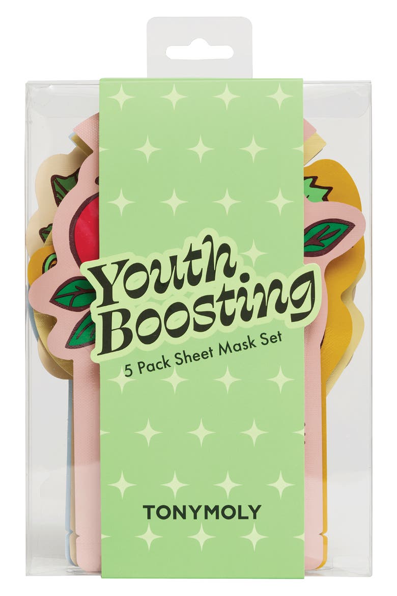 Youth Boosting Set of 5 Sheet Mask Set, Main, color, NO COLOR