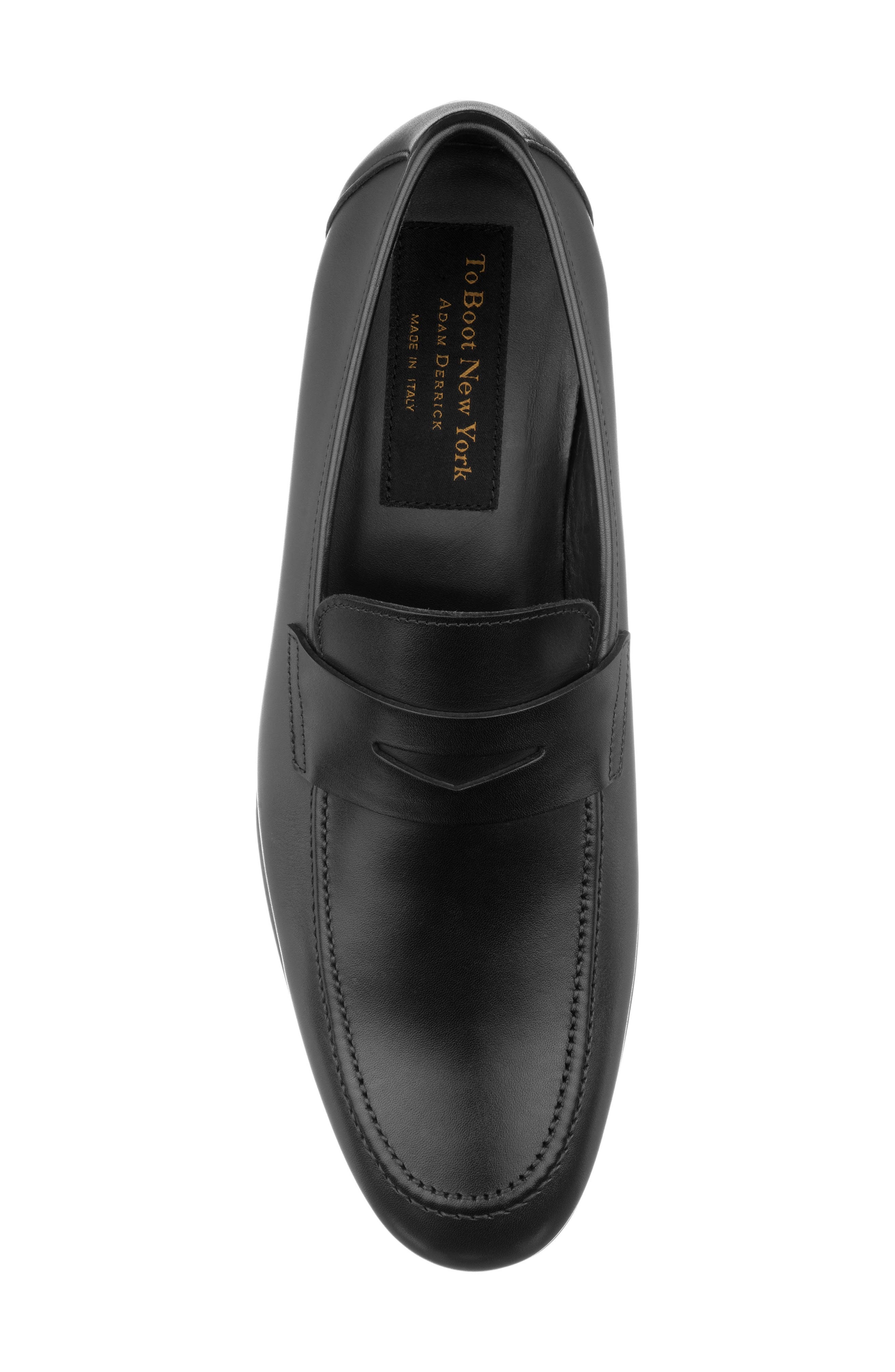 TO BOOT NEW YORK Aldrin Penny Loafer, Alternate, color, Black