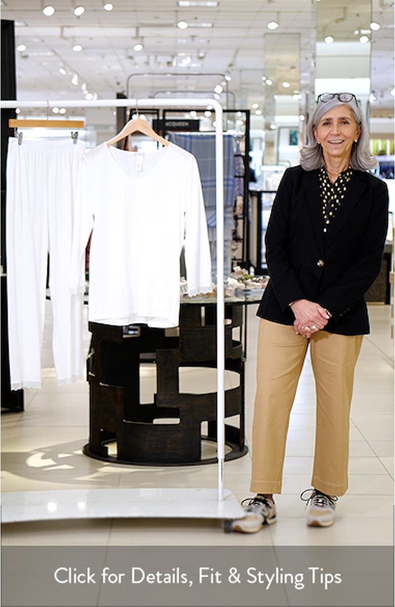Inaya Tulle Trim Cotton Pajamas, sales video thumbnail