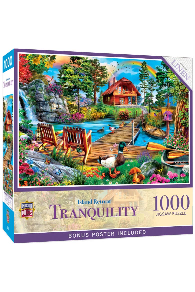 Island Retreat 1000 Piece Jigsaw Puzzle, Main, color, Multicolor
