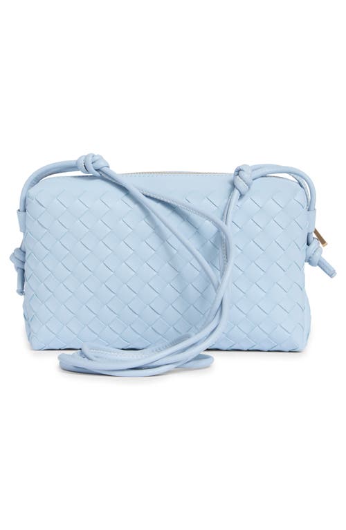 Sam Edelman Margo Small Woven Crossbody Bag In Blue