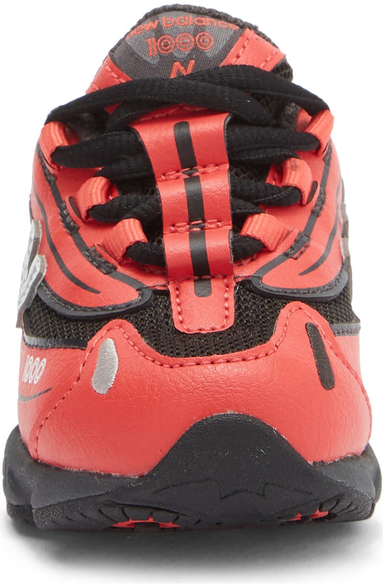 New Balance Kids' 1000 Sneaker, Alternate, color, Blast Red/ Black Cement