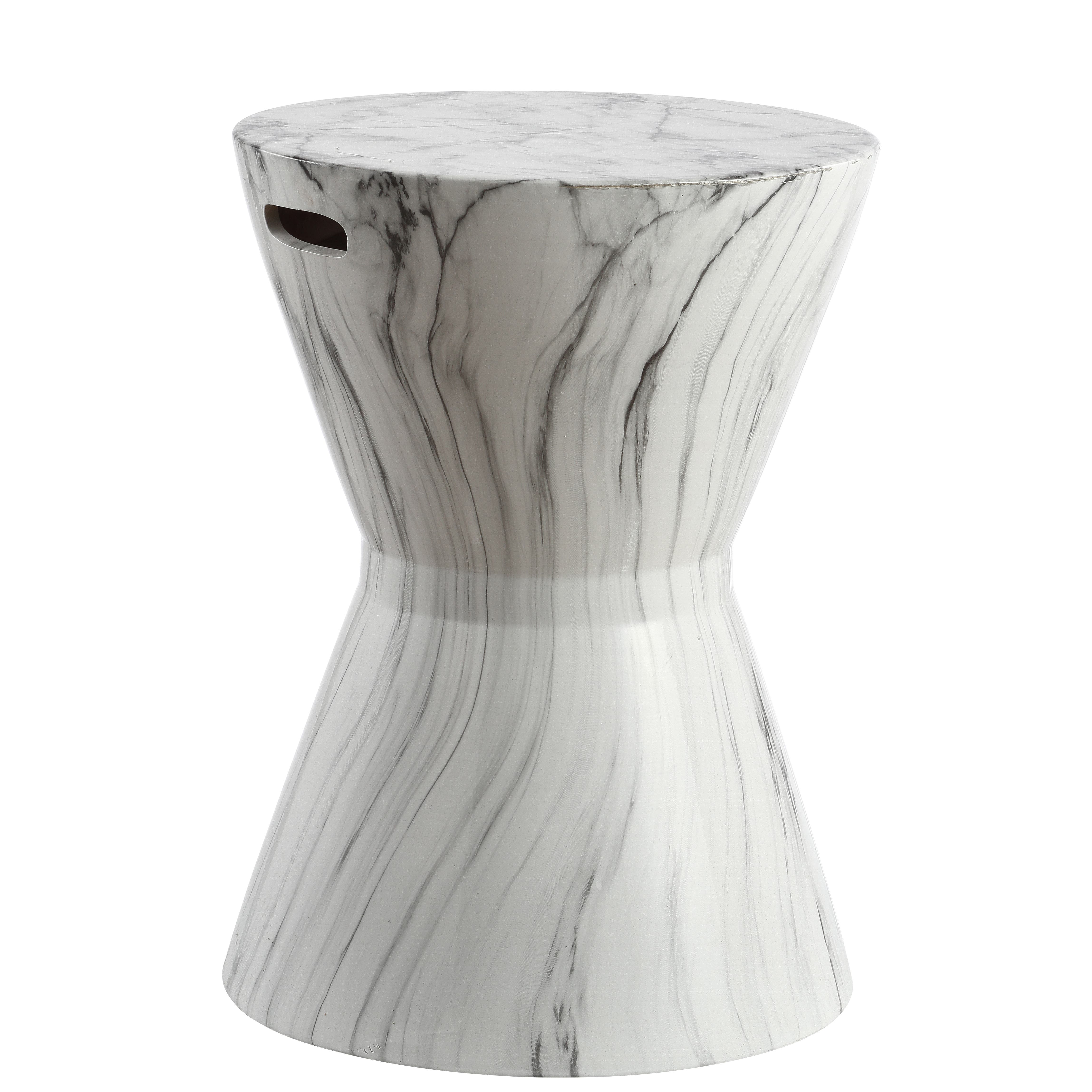 selected White Marble Finish