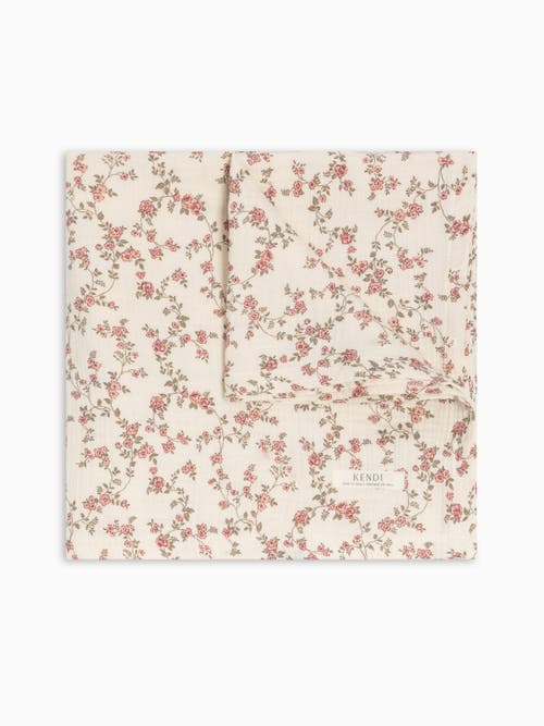 Kendi Organic Muslin Swaddle Blanket In Multi