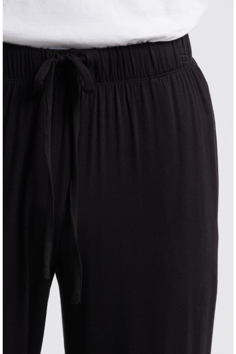 Moonlight Eco Stretch Modal Pajama Pants, Alternate, color, BLACK