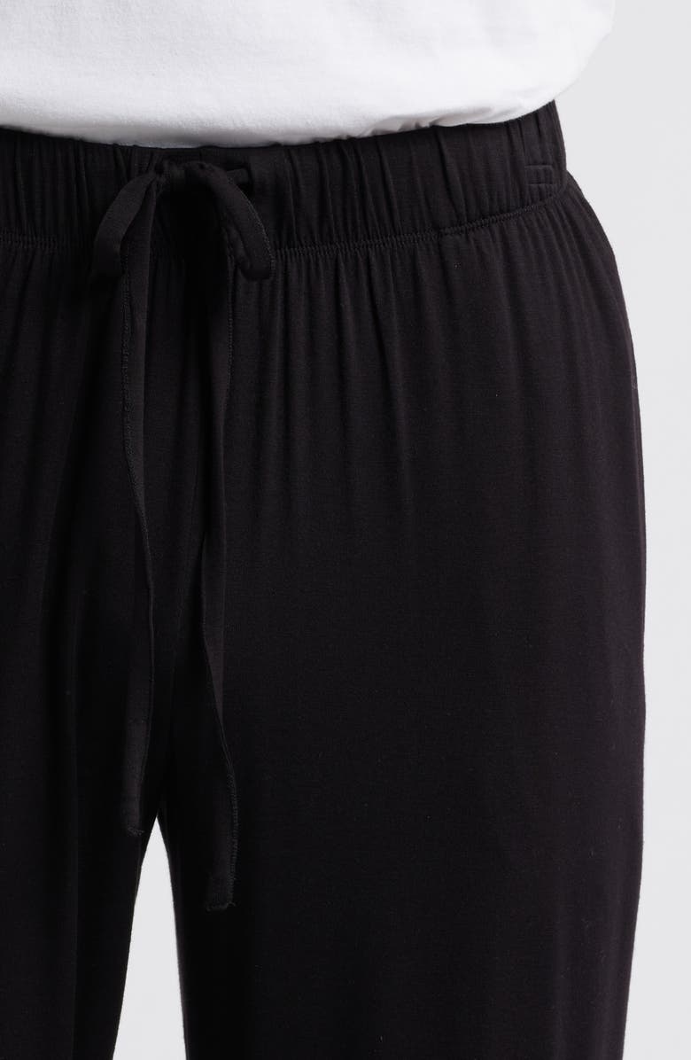 Nordstrom Moonlight Eco Stretch Modal Pajama Pants, Alternate, color, Black