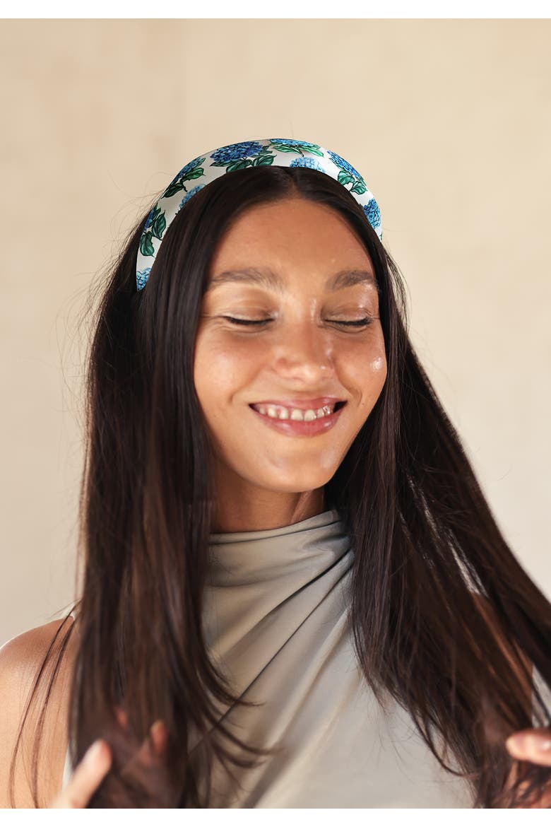 Hydrangea Headband, Alternate, color, Hydrangea
