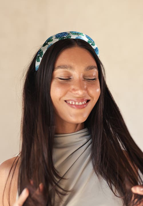 Alepel Hydrangea Headband In Hydrangea