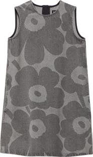 Marimekko Maridenim Somasti Unikko Denim Minidress