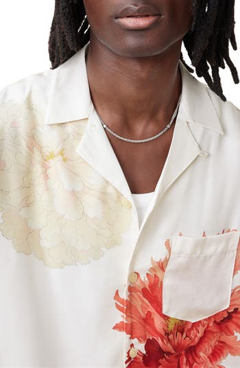 Fleur Short Sleeve Camp Shirt