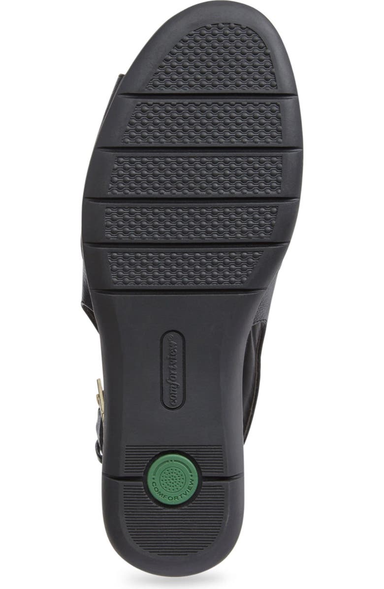 Comfortview The Adele Sling Sandal, Alternate, color, Black