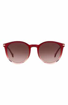 52mm Gradient Round Sunglasses