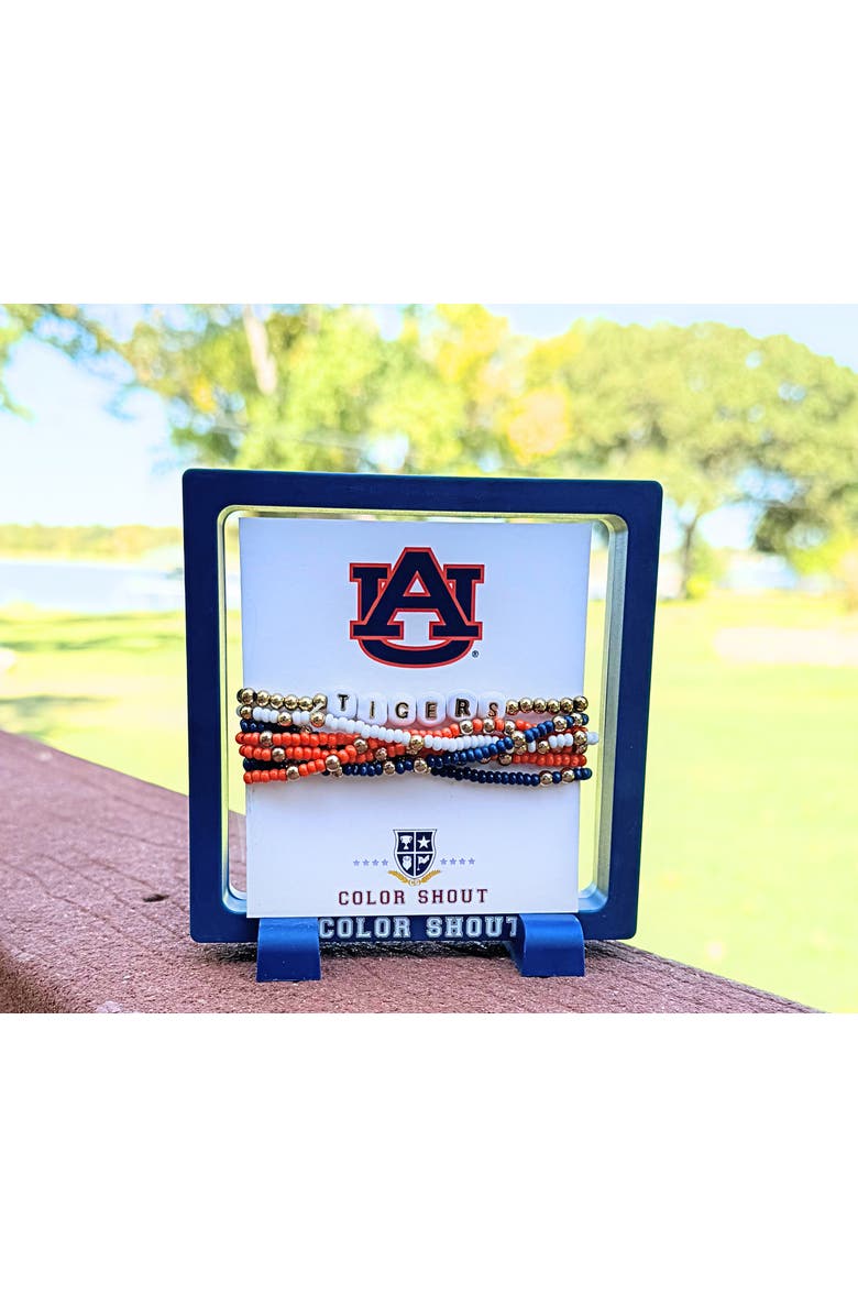 Color Shout Auburn Lucky 7 Bracelet Set, Alternate, color, Yellow Gold